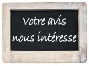 ardoise votre avis nous intéresse